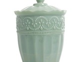 Pioneer Woman ~ TIMELESS BEAUTY ~ Glass ~ 9.8&quot; Tall ~ Jade Green ~ Cooki... - $59.84