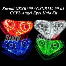 Suzuki GSXR 750 Halo Headlights 2000-2003 CCFL Angel Eye Demon Dual Ligh... - $70.01