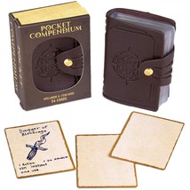 Pocket Compendium Spellbook Holder| 26 Pages Per Book &amp; 54 Playing Cards... - $27.99