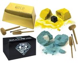 Schylling Chip Away Science Digs Gold &amp; Diamond Gift Set Bundle - 2 Pack - £29.25 GBP