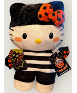 Giant Hello Kitty Plush Toy Halloween Greeter Black Cat 20 inch New with... - $898.67 MXN
