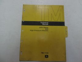 Manuale Tecnico Originale John Deere A22 Per Lavatrice Ad Alta Pressione - $6.69