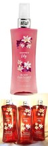 3 Body Fantasies JASMINE &amp; Lily Body Spray Mist Perfume Musk Patchouli Big 8 oz - £20.71 GBP