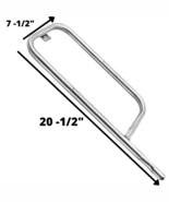 Burner Tube for Weber Q200 Replaces 60041 41862 20.5&quot; x 7.5&quot; - $16.40 CAD