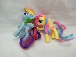 (2) My Little Pony Mcdonalds Toy 3&quot; Fluttershy And Rainbow Dash - $9.89