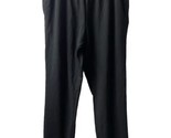 Athletic Works Pull On Tied Baggy Joggers Mens Large Black Fleece Athlei... - $14.73