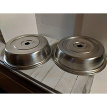 Set of 2 Vollrath 62300 Stainless Steel Plate Cover For 9&quot; Plates 9 1/2&quot;... - £15.93 GBP