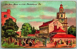 Old State House Philadelphia Pennsylvania PA UNP Unused DB Postcard C14 - £3.11 GBP