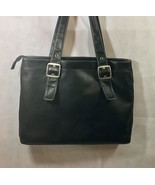 SOLO Classic Collection Women's Laptop Tote Bag Briefcase - Black Padded Zipper