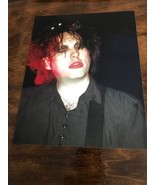 Vintage Robert Smith The Cure 8x10 Glossy Photo Playing Guitar While Sin... - $8.00
