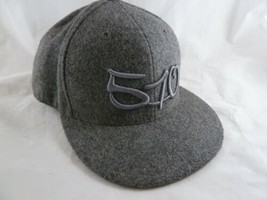 Caplaza 570 Oakland 5 Panel Gray Wool Blend Cap Hat size 7 1/2  - £15.47 GBP