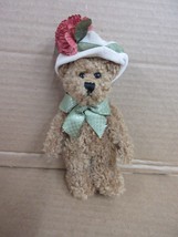 NOS Boyds Bears 1364 White Floral Hat Green Bow Archive Collection B97 E - £17.65 GBP