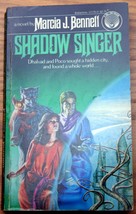 vntg 1984 Marcia J Bennet PBO 1st prt SHADOW SINGER telekinesis interspecies war - $5.20