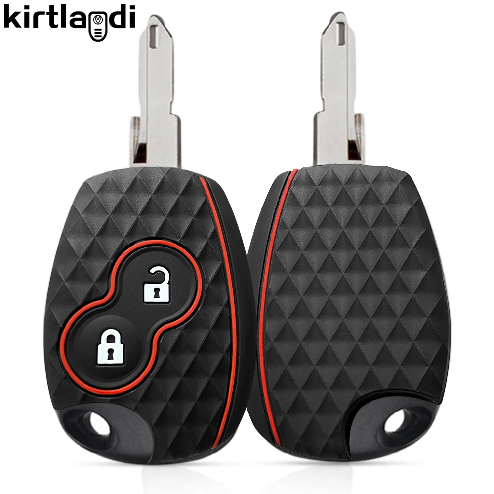 silicone keychain cover key holder car key casefor renault trafic clio D... - $10.64