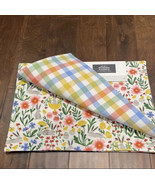 The Farmhouse By Rachel Ashwell Set of 4 Placemats Reversible Bunny Floral - £25.94 GBP