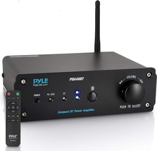 The Pyle Pda46Bt Is A 100W Bluetooth Audio Stereo Amplifier, 110/240V, 2 Chpro - £50.28 GBP
