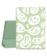 Wihytec iPad 5th/6th Gen Case Green Face Pencil Holder Trifold Stand - $22.40 CAD