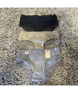 Lucky Brand Seamless Hipster Panties, Pack of 3, Medium, Nylon Blend, Bl... - £22.66 GBP