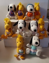 Peanuts Snoopy Woodstock PLUSH Valentine, Easter, Halloween decor NWT choice ! - £7.98 GBP