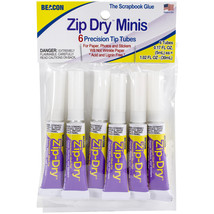 Beacon Mini Zip Dry 5ml Tubes 6/Pkg- - £13.03 GBP