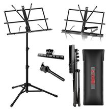 5 Core Music Stand For Sheet Music Professional Portable Adjustable Fold... - $21.21