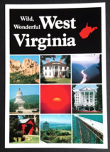 Wild Wonderful West Virginia Split View Greetings David Crown UNP Postca... - $3.99