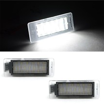 White LED Light Rear License Plate Frame Bulbs Pair Fits: 2010-2014 Cadi... - £14.11 GBP