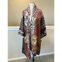 NWT Soft Surroundings Kimono type jacket One size wool cotton blend - £29.61 GBP