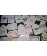 Festive Kraft Gift Tags- Set of 20 + comes with a black pouch to keep safe - $20.55 CAD
