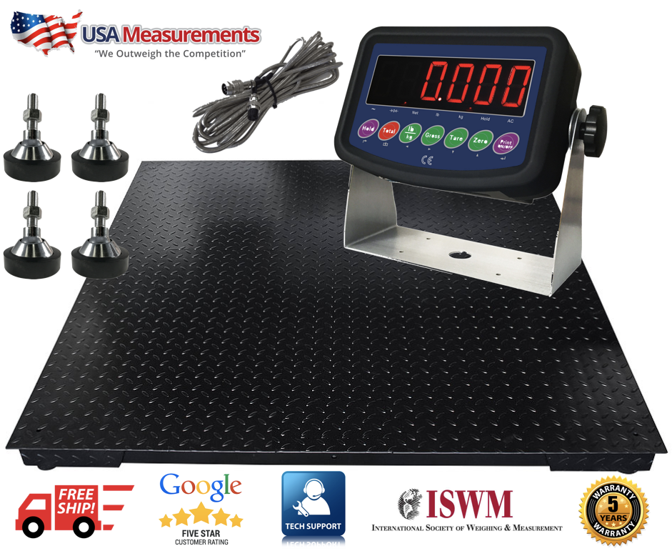 Robust Floor Scale 9,450 lb x .5 lb 40&quot; x 40&quot;  Pallet Warehouse with Ind... - $695.00