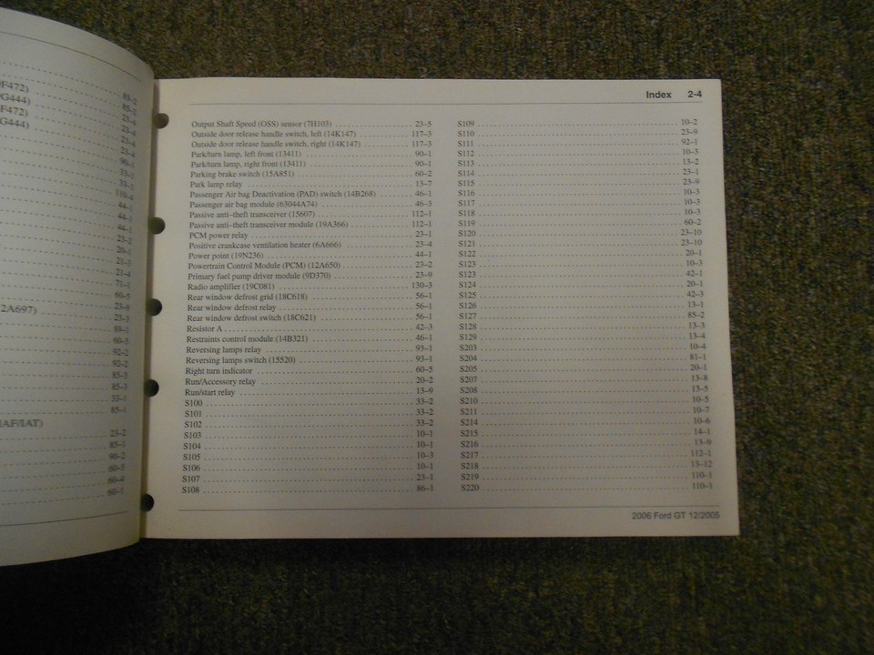 2006 Ford Gt Electric Wiring Service Shop Manual EWD OEM-
show original title... Item image 4