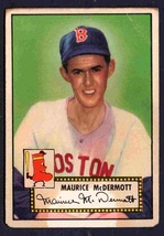 Boston Red Sox Maurice McDermott 1952 Topps #119 - £8.68 GBP