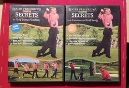 2 DVDS Roger Fredericks Reveals Secrets To Fundamental Golf Swing &amp; Flex... - £4.58 GBP