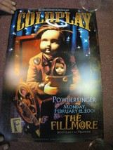 ColdPlay Poster Powder Finger Fillmore 2001 - $1,658.38 MXN