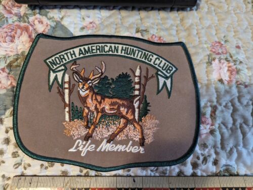 New North American Hunting Club Life Member Deer Hunting Jacket Patch La... - $5.93