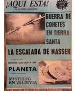 Periódico Chile Guerra de los Seis Días en Israel 1967 - $27.54 CAD