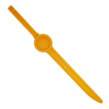 VTG 1996 Bandai Power Rangers Super Zeo Megazord Figure Sword Yellow 7&quot; Part - $15.99