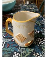 VINTAGE NAPCOWARE &quot;BATTER&quot; 7x5 CERAMIC PITCHER - $282.25 MXN