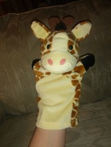 Melissa &amp; Doug Giraffe Hand Puppet Plush 10&quot; 9081 Zoo Friends Ages 2+ Ma... - £10.25 GBP