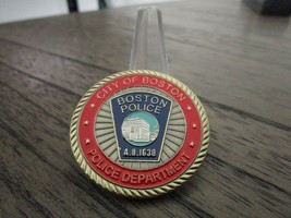 Boston Police Department  / St Michael In God We Trust Challenge Coin #507G - £8.69 GBP