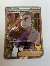Pokémon TCG Professor&#39;s Research (Full Art) Celebrations 024/025 Holo Ultra Rare - £0.95 GBP