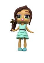 Boxy Girls 3&quot; Mini Doll with Brown Hair &amp; Green Dress - $5.45