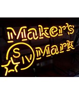 Maker's Mark Bourbon Whisky Kentucky Beer Bar Neon Sign 17" x 13" - $499.00