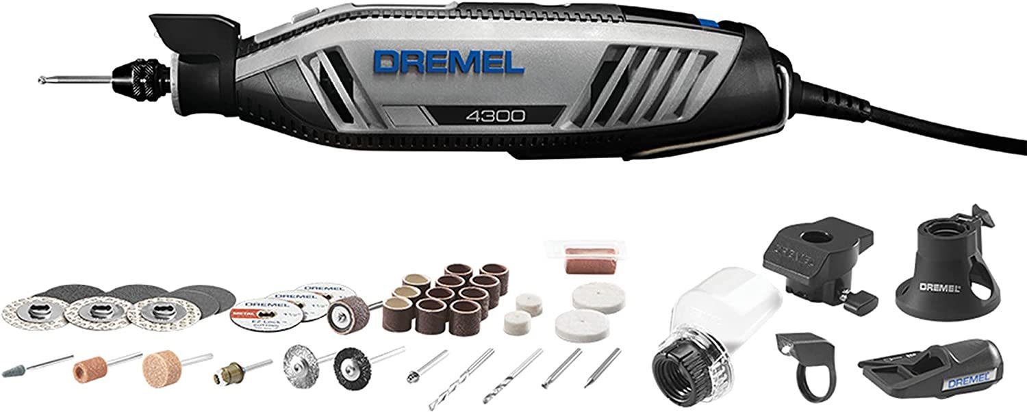 Dremel 4300 47-Piece Variable Speed Multipurpose Rotary Tool Kit 4300-5/40