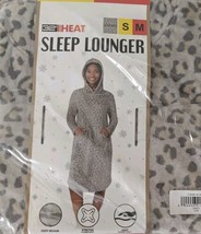 32 Degrees New! Women Heat Soft Cozy Plush Hooded Sleep Lounger! GREY Size S/M - £15.97 GBP