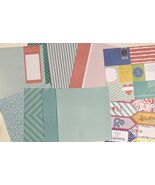 Scrapbooking Paper Lots of 30 12x12&quot; Sheets Set #35 - Cardstock Sheets - $13.95