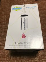 Solar Chime with Chasing Lights Pink Flower By The Joy of Gardening Brand New - £15.54 GBP