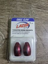 Eagle Claw Lazer Sharp Tungsten Worm Weight - 1 oz. Blood Red - 2 per pack - €6,75 EUR