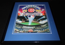 1990 MLB All Star Game Framed ORIGINAL Program Cover Chicago Julio Franco MVP - $34.64