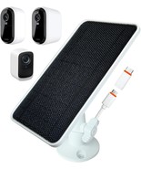 Solar Panel Charger for Arlo Essential 2K 2K XL 2nd Gen EufyCam 3C 2C Pr... - £55.56 GBP